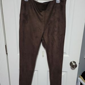 Ann Taylor 14 petite suede pants